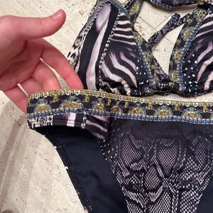 NWT CAMILLA QUECHUA KING BALL BIKINI TOP AND TEGULAR PANT